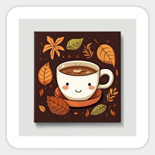 Pumpkin Spice Coffee Sticker